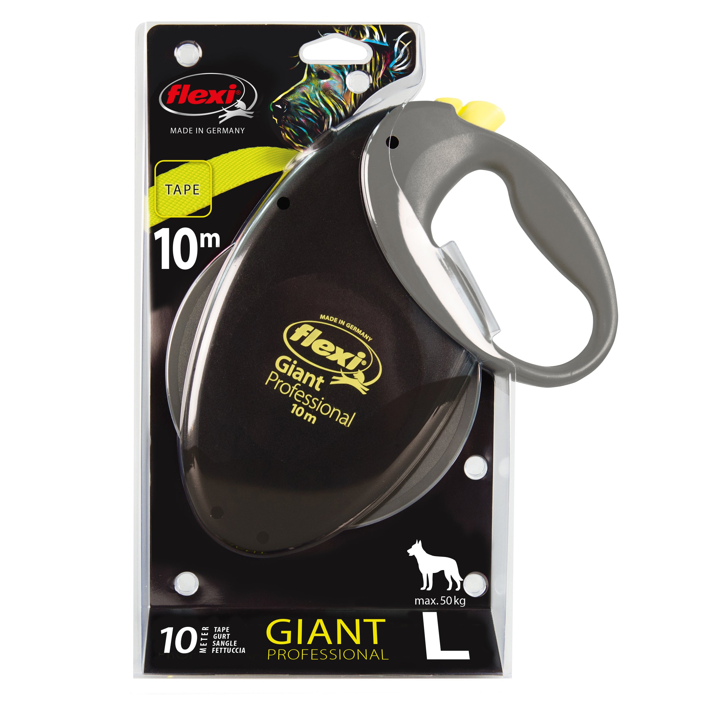 ジャイアント プロフェッショナル 大型犬用 テープタイプ 10m イエロー