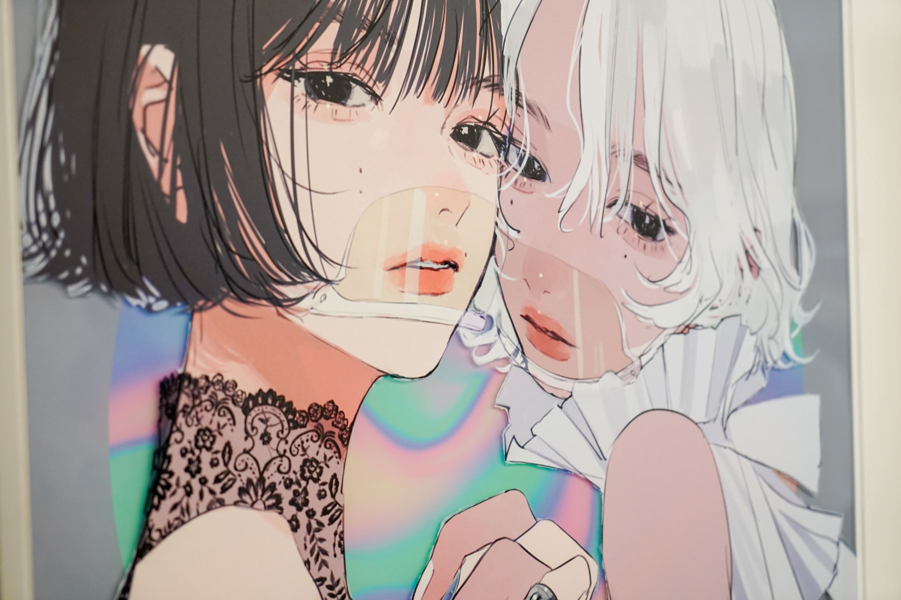 Tamimoon 2人 エディション10 サイン入り キャンバス・UVプリント