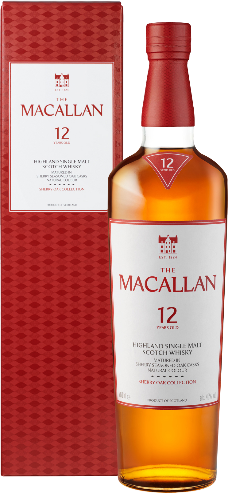 The Macallan 12 Year Old Sherry Oak Single Malt Scotch Whisky