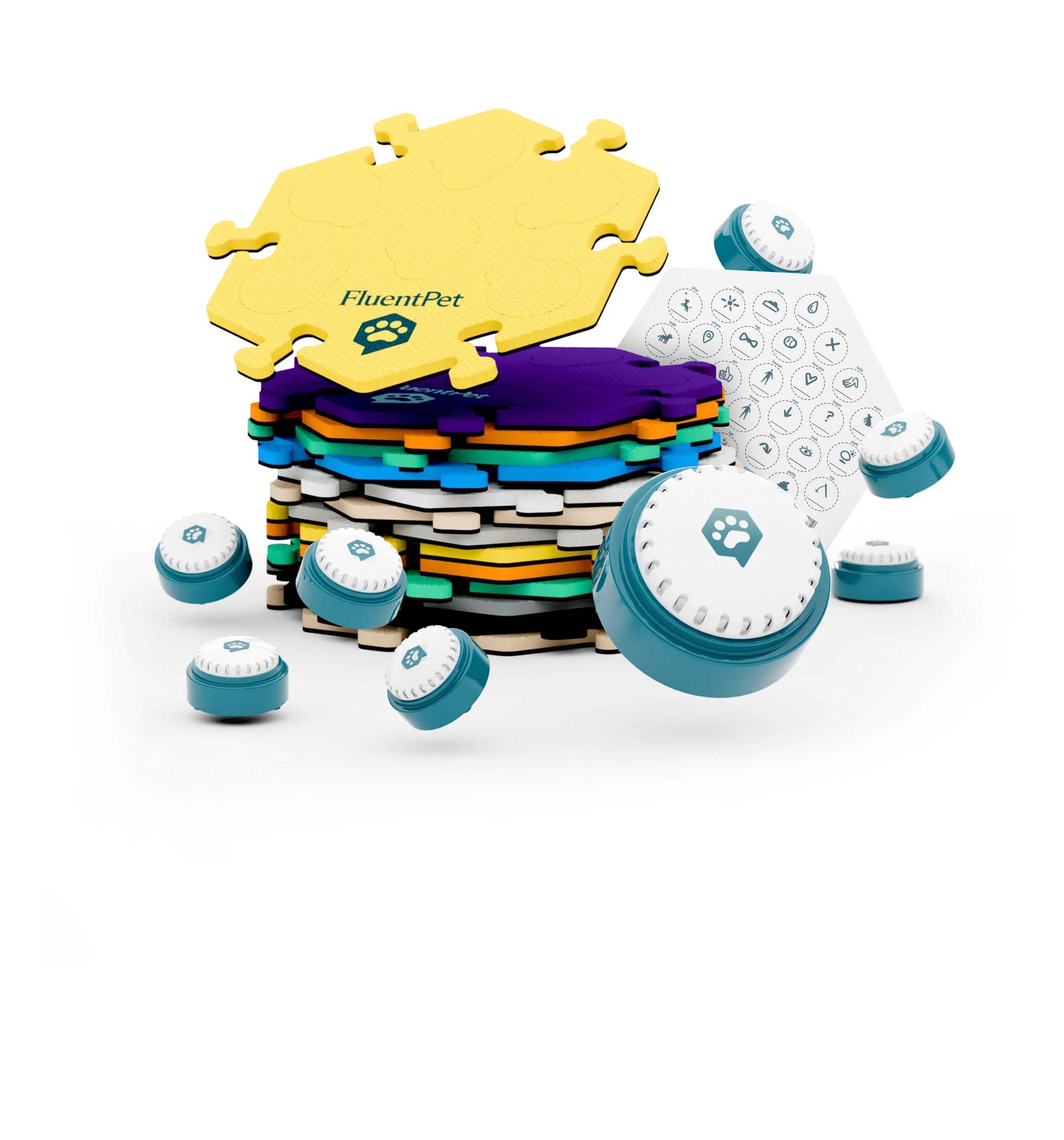 FluentPet Speak Up! | Loud Dog & Cat Talking Buttons for Beginners