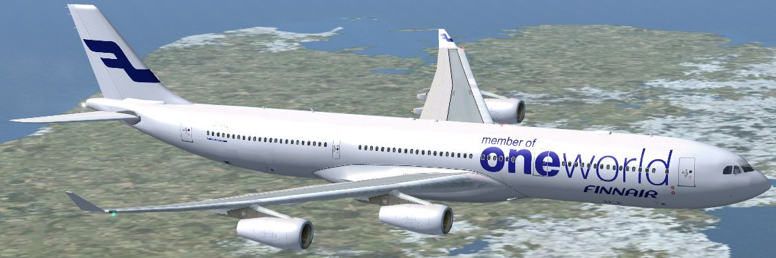 Finnair Airbus A340-300 Oneworld for FSX