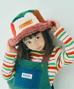 ☆SALE☆マルチカラーファーバケットハット（P468025）|p.premier