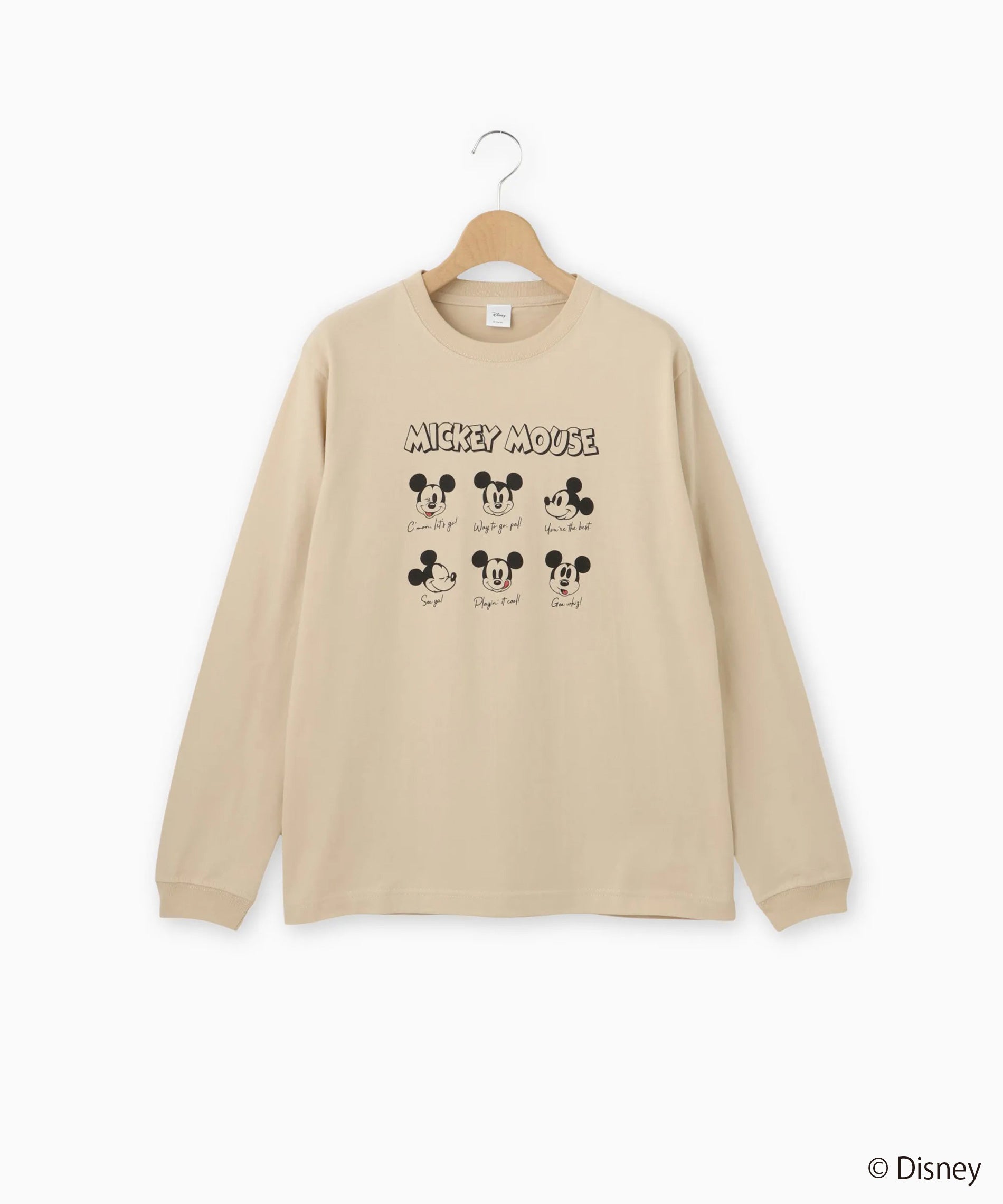 Disney（ディズニー）ミッキーデザインロンT – FACE SANS FARD