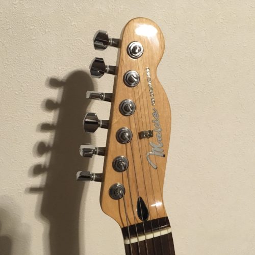 美品 Mavis エレキギター テレキャスタータイプ BK 美品 Mavis エレキ