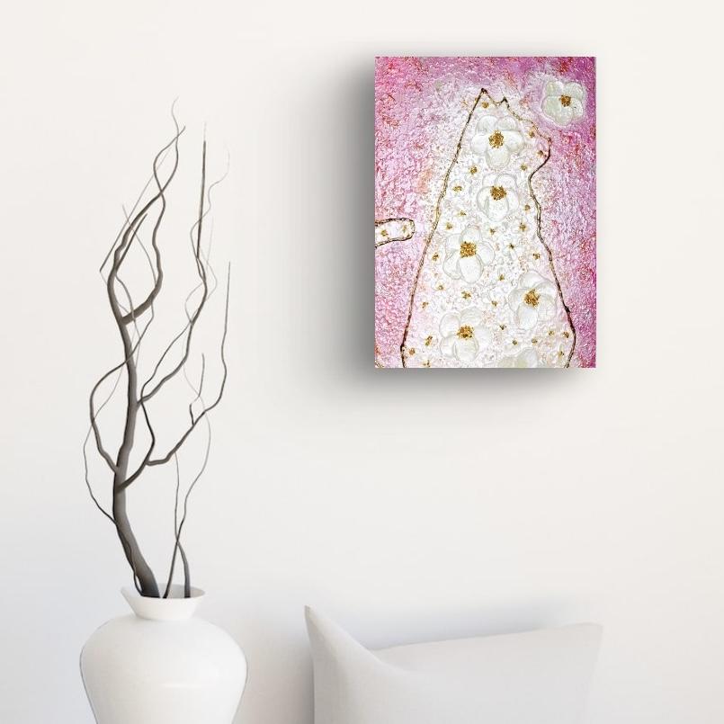 絵画の通販、購入ならFROM ARTIST/作品名：夢見る猫/作家名：カスミラン