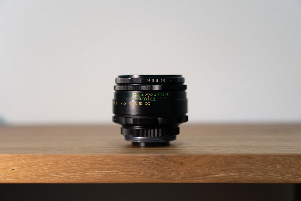 58 分解洗浄済 未使用 ぐるぐるボケレンズ ヘリオス 44-2 M42 58分解