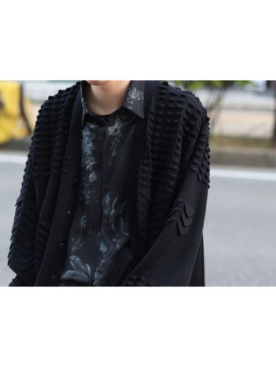 LAD MUSICIAN（ラッドミュージシャン) 2125-042 3D KNIT CARDIGAN
