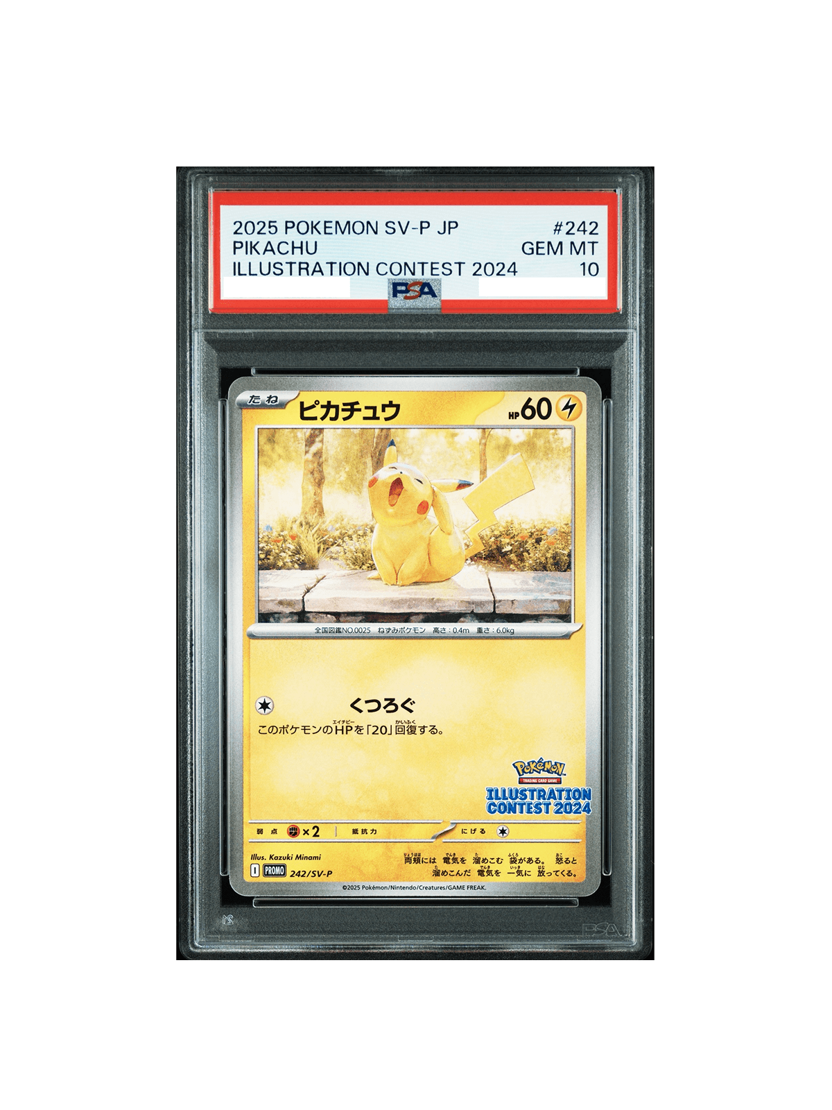 ポケモンカード ピカチュウコンテスト2024 PSA10 PSA10】ピカチュウ