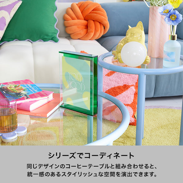 セボ サイドテーブル ラウンド ホワイト（W400） | Francfranc（フラン