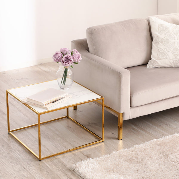 レーヌ ネストテーブル L マーブル×ゴールド | Francfranc（フラン