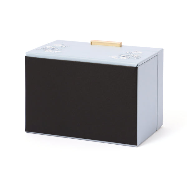 エンブロイダリーフラワー ジュエリーボックス S ブルー | Francfranc