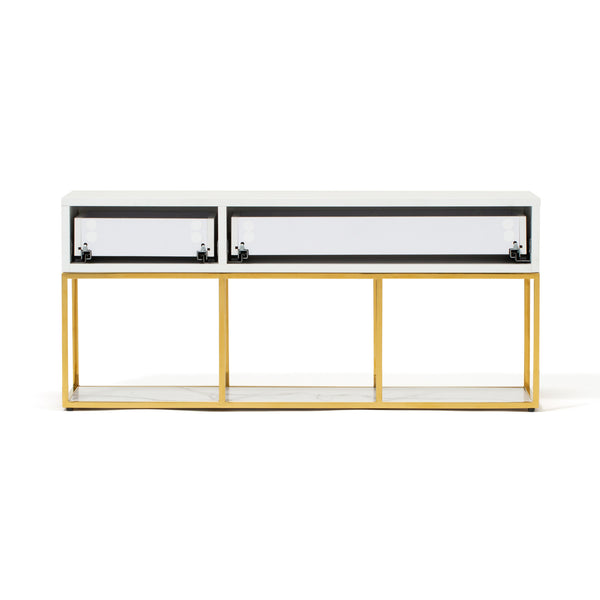 桜*様 Francfrancフランフラン レーヌ テレビボード 大理石調 ゴール