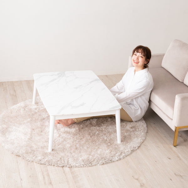 オンラインショップ限定】モスコ こたつテーブル L 1050×700 マーブル
