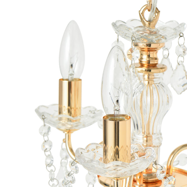 アントイン シャンデリア 3灯 ゴールド | Francfranc（フランフラン