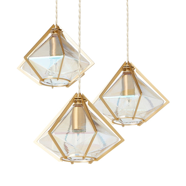 レオン ペンダントランプ 3灯 オーロラ | Francfranc（フランフラン