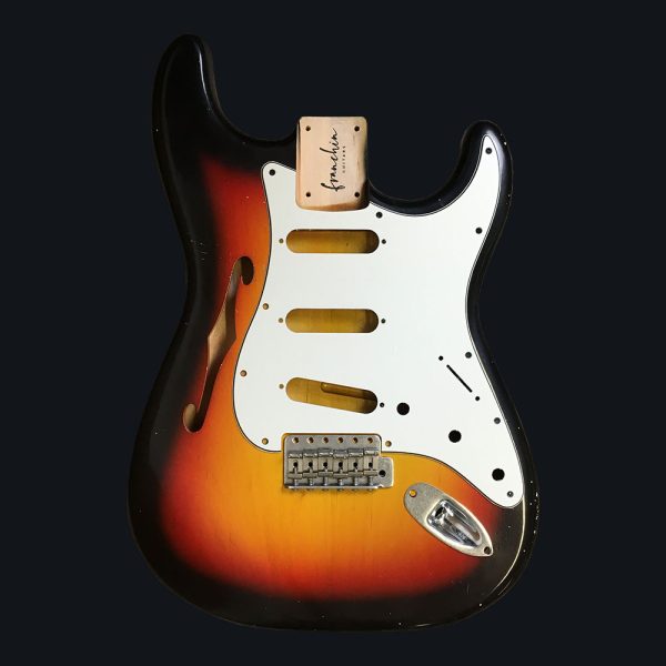 ギター Franchin Guitar Strat Thinline body ギター Franchin Guitar