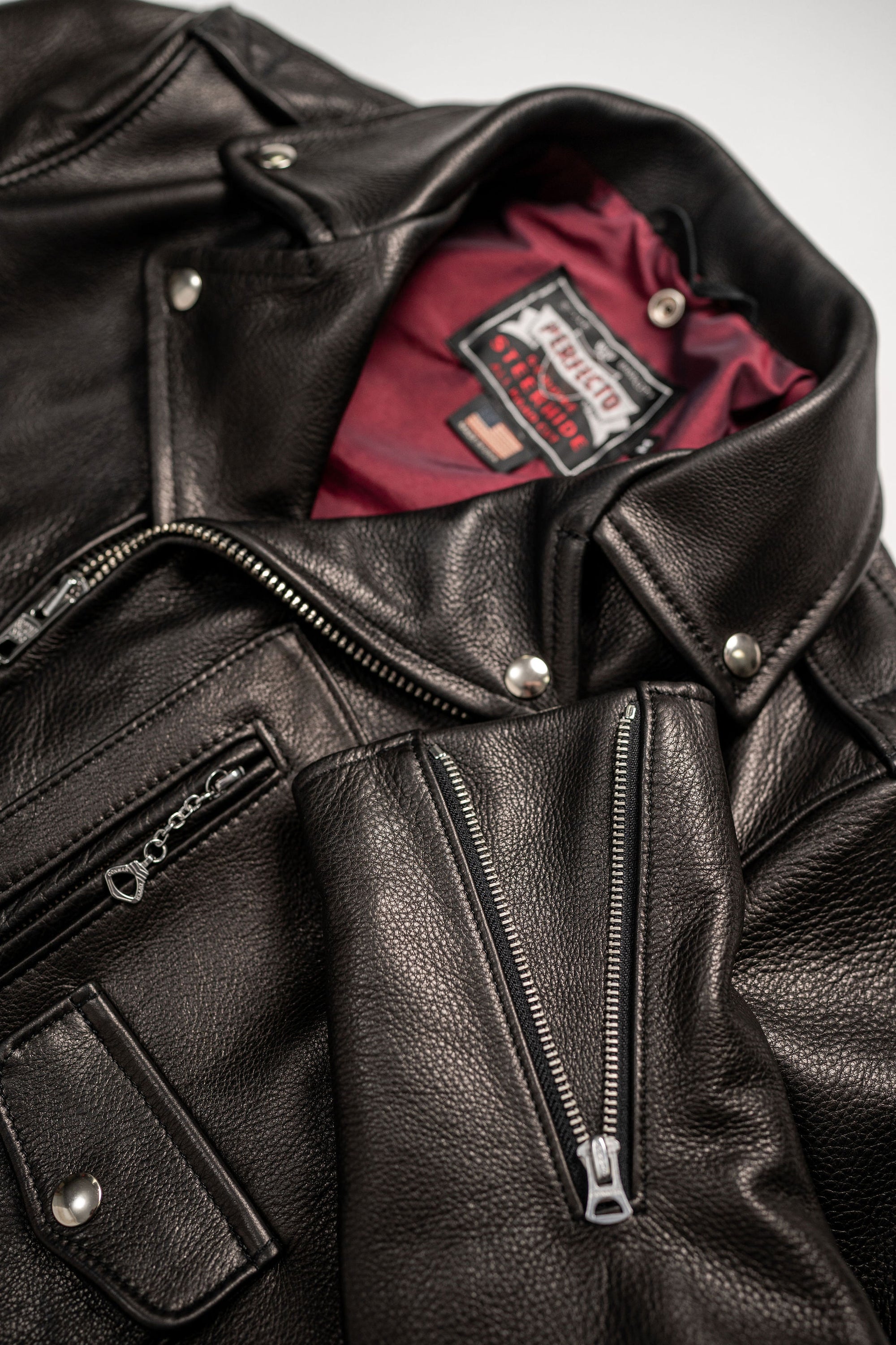 Schott NYC 568 Vandals Jacket - Black - Franklin & Poe