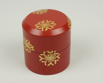 瑞鳥蒔絵平棗 （ずいちょうまきえひらなつめ）鵬雲斎好写 | 茶道具通販