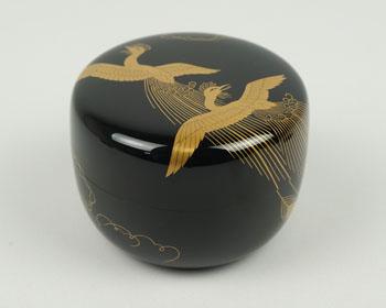 扇面蒔絵中棗 | 茶道具通販専門店 ふげつ工房