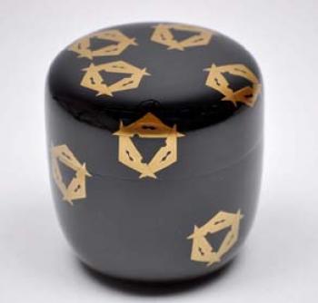 表用】鱗鶴蒔絵大棗（惺斎好写） | 茶道具通販専門店 ふげつ工房