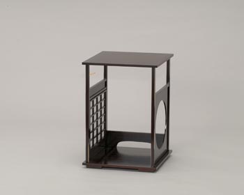 時代 高級 樟木の藤棚 組立式 桐箱付き 茶器 煎茶 道具 時代 高級 樟木