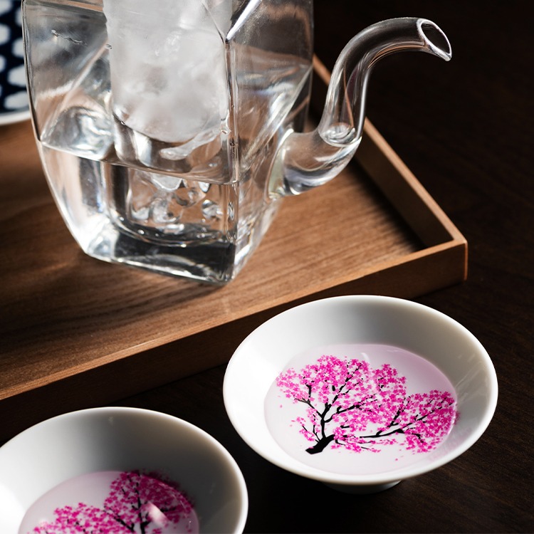 丸モ高木陶器】桜の平盃 ペアセット | 藤巻百貨店