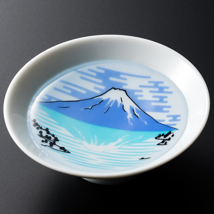 丸モ高木陶器】桜と青富士の平盃 特別セット | 藤巻百貨店