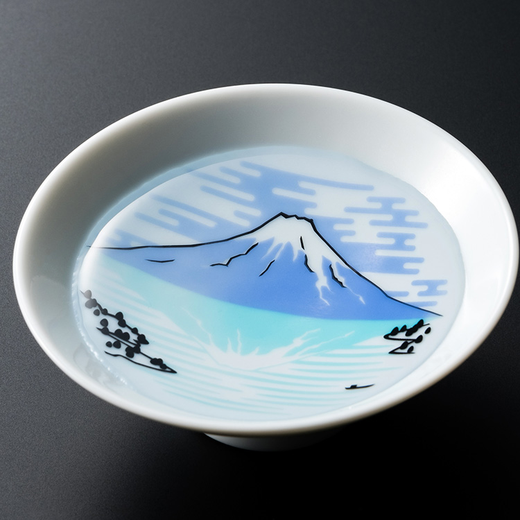 丸モ高木陶器】桜と青富士の平盃 特別セット | 藤巻百貨店