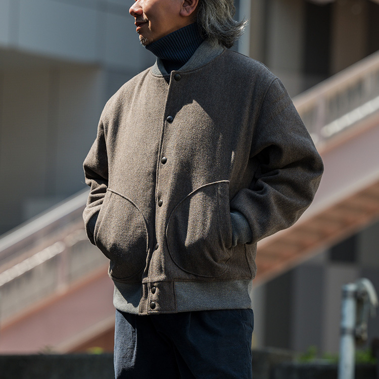 Jackman】Melton Award Jacket | 藤巻百貨店