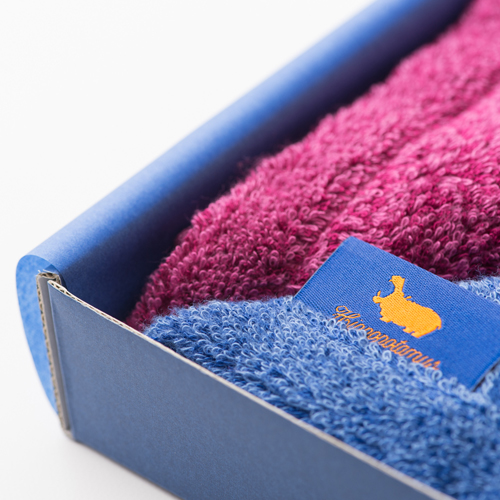 ヒポポタマス】【ギフト】フェイスタオル+ウォッシュタオル各1枚セット