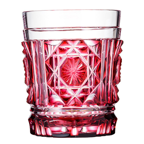 XG505 薩摩切子・切子タンブラー・ガラス工房弟子丸製・色被せガラス