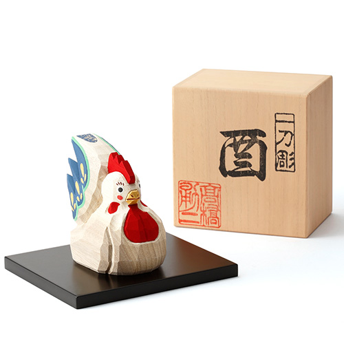 高橋勇二】奈良一刀彫 干支飾り「戌（いぬ）」 | 藤巻百貨店