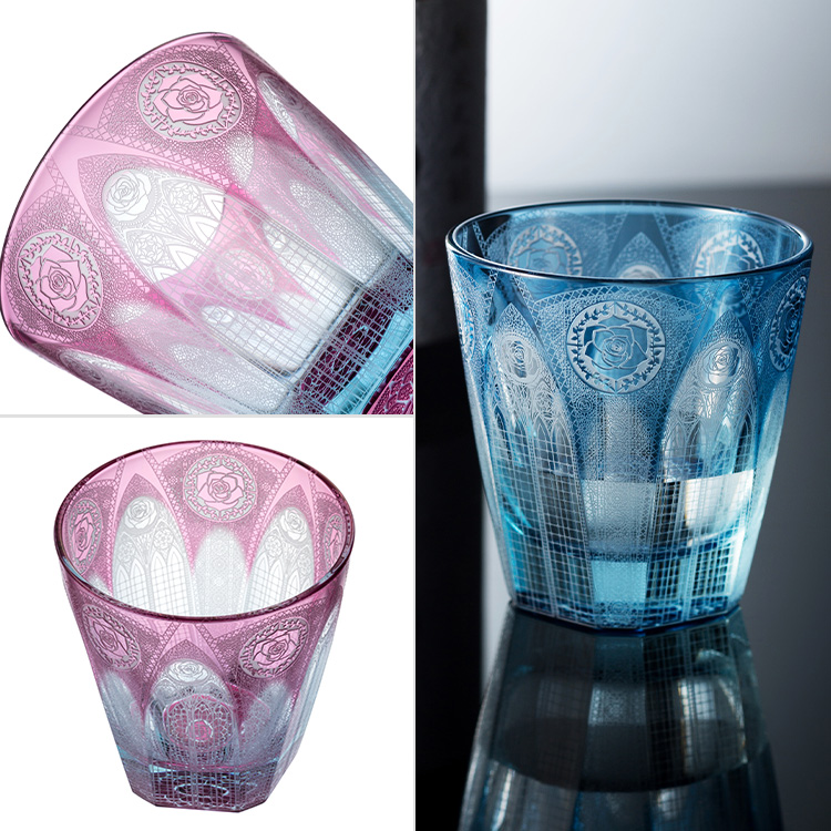 椎名切子（GLASS-LAB）】薔薇の大聖堂 | 藤巻百貨店