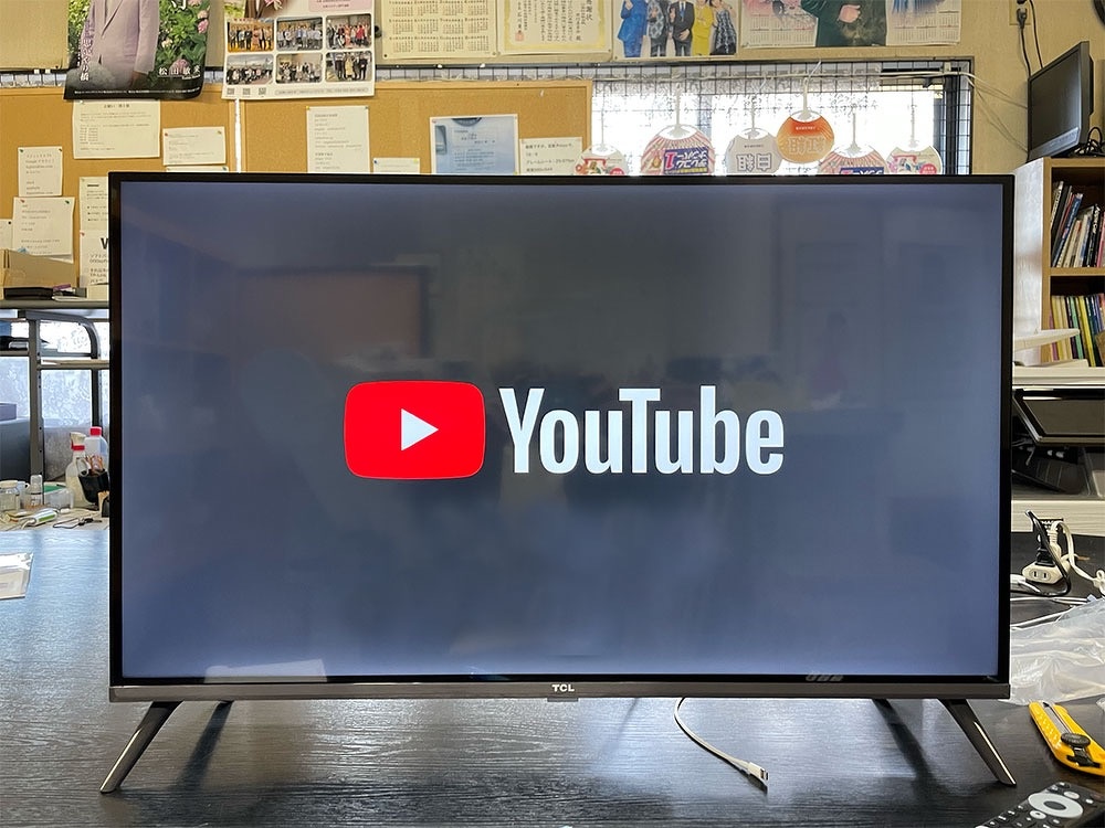 高年式2022年TCL 32V型 スマートテレビ WiFiアプリ⭕️地上デジ