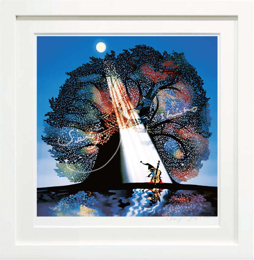 藤城清治 版画 絵画 インテリア アート 作品 美術 あずま工芸 藤城清治