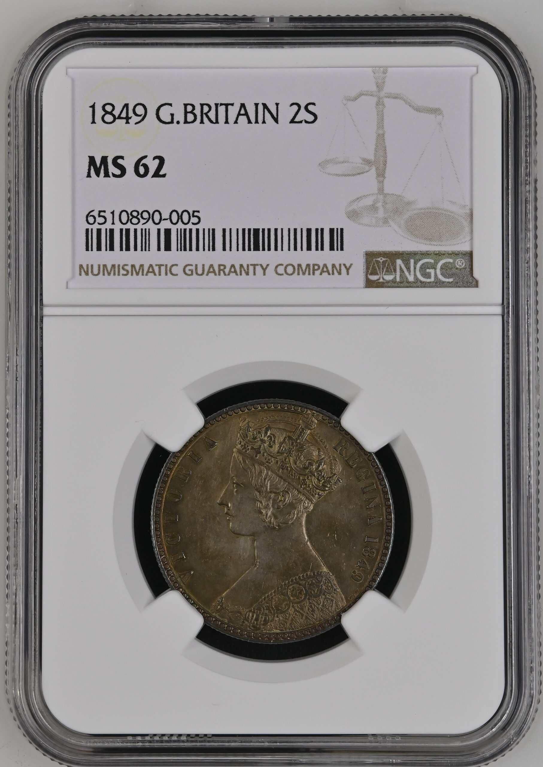 コレクション】1849年 ヴィクトリア女王 フローリン銀貨 | 「目指せ