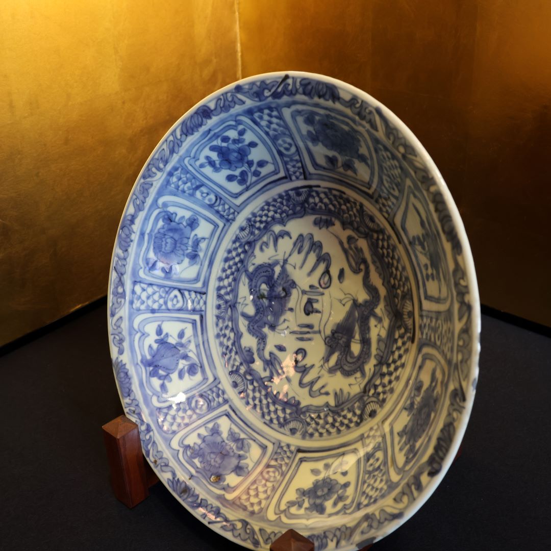 中国明時代早期染付大缶 中国明時代早期染付大缶 中国明時代早期染付大缶