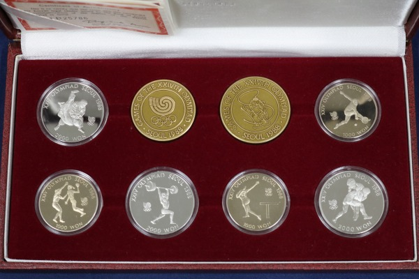 1988年ソウルオリンピック記念銀貨セット 1988年 ソウルオリンピック
