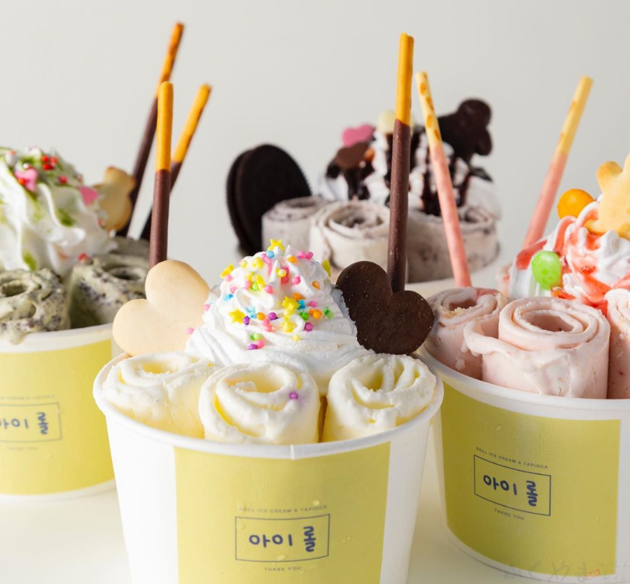 移転オープン！ロールアイス＆生タピオカ専門店の『아이 롤-あいろーる