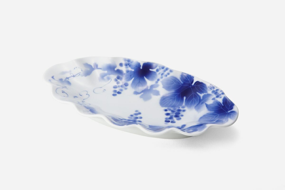 染付木蓮／花鳥外濃 | 有田焼 深川製磁｜公式オンラインストア