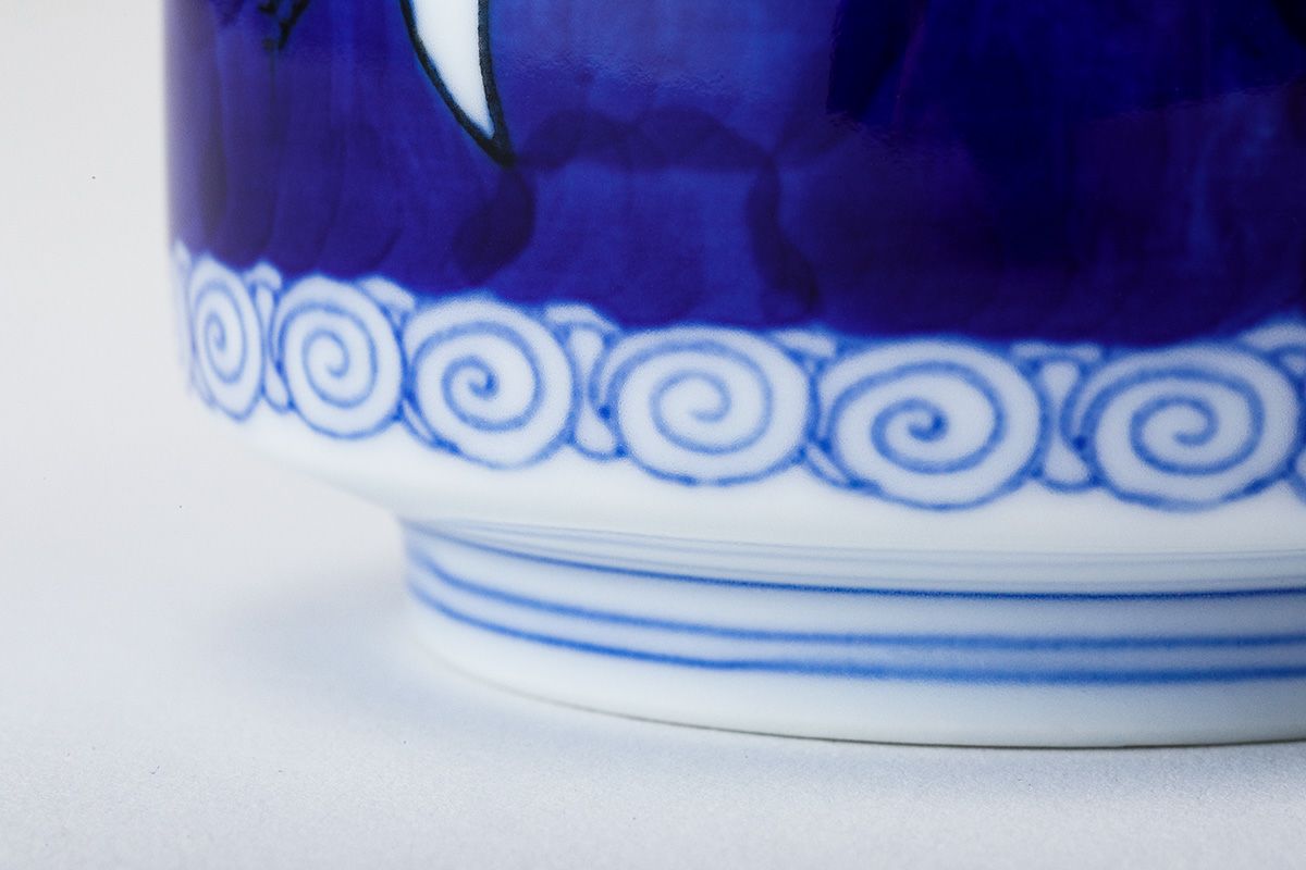 白鶴文様 組湯呑 | 有田焼 深川製磁｜公式オンラインストア