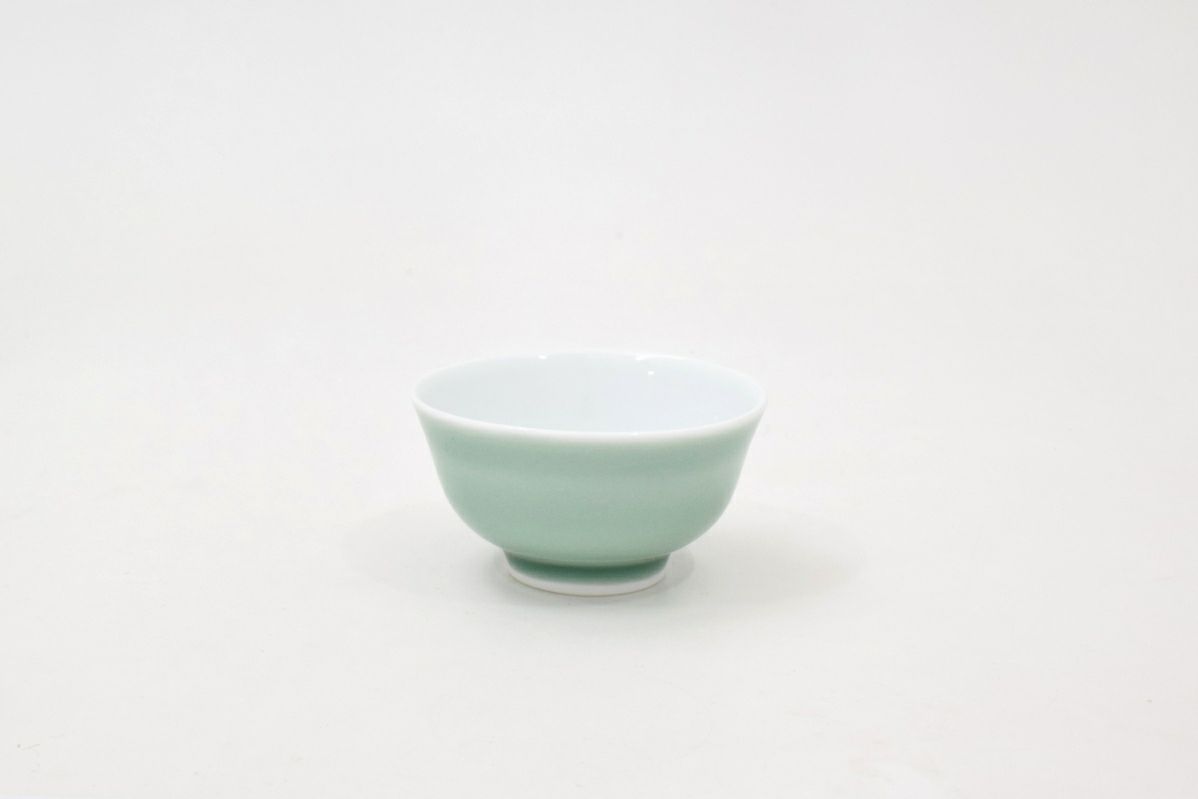 2188 深川製磁 森 猪口 11客 未使用 2188 深川製磁 森 猪口 11客 未