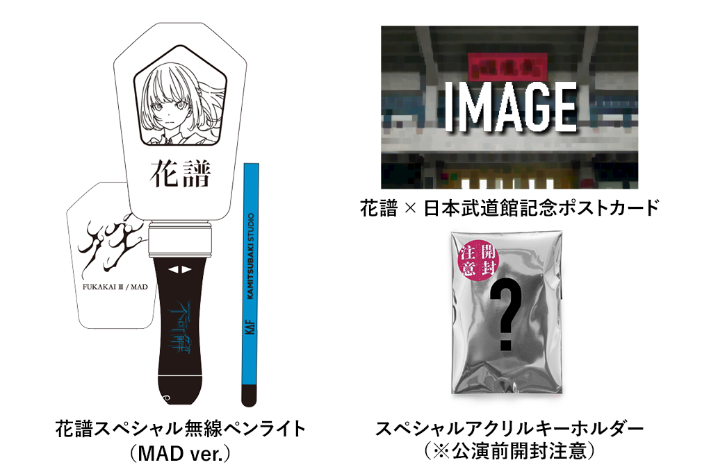 花譜 不可解参狂 ライブ プレミアムエリアチケット グッズセット 花譜
