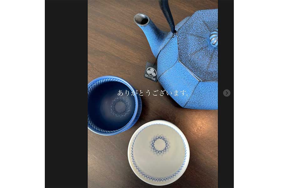 大谷選手投稿の「結婚祝い」 “ドジャーブルー”の南部鉄瓶が話題 製造元