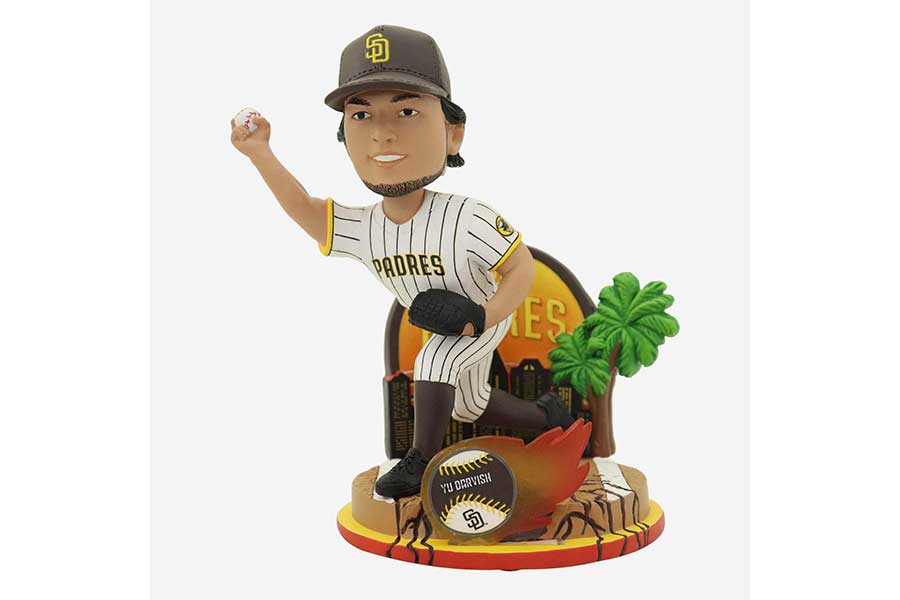 ダルビッシュ3000 奪三振 ボブルヘッド パドレス バブルヘッド 球場