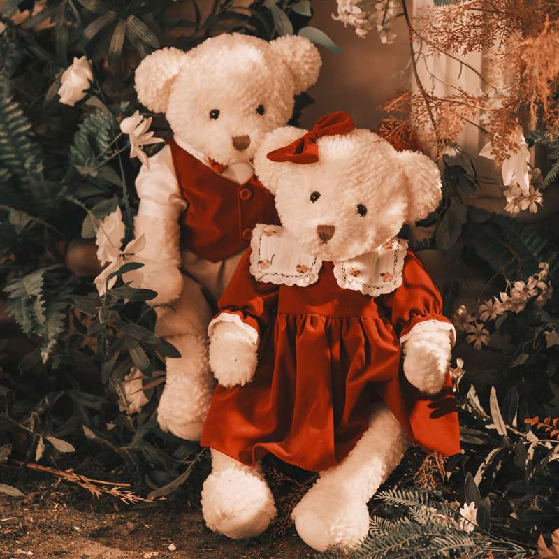 サンレモン ベアーコレクション チェック柄クマのぬいぐるみ くま