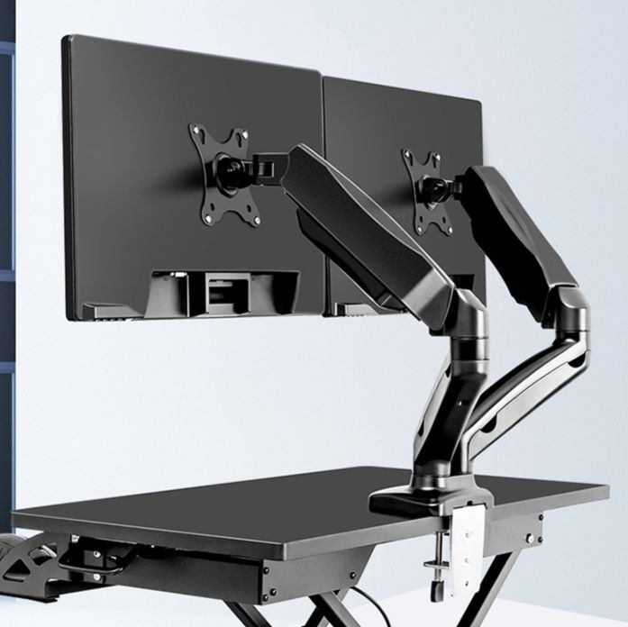 モニターアーム 双関節可動式デュアルディスプレイモニターアーム 2