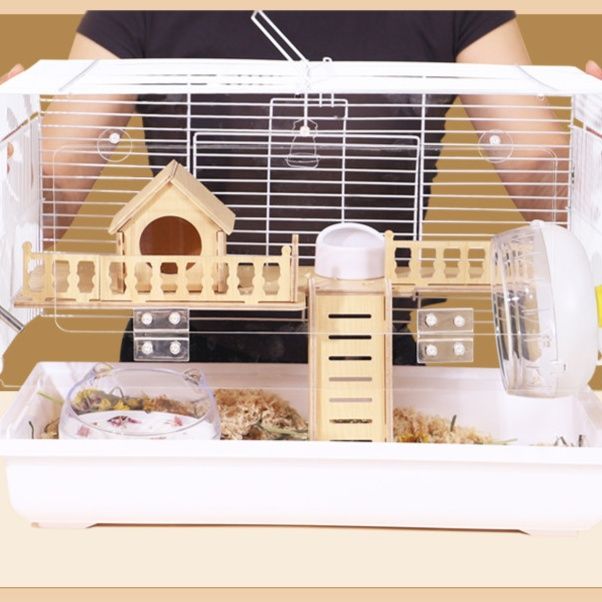 ハムスターケージ 折りたたみ式小動物飼育ケージ プラスチック