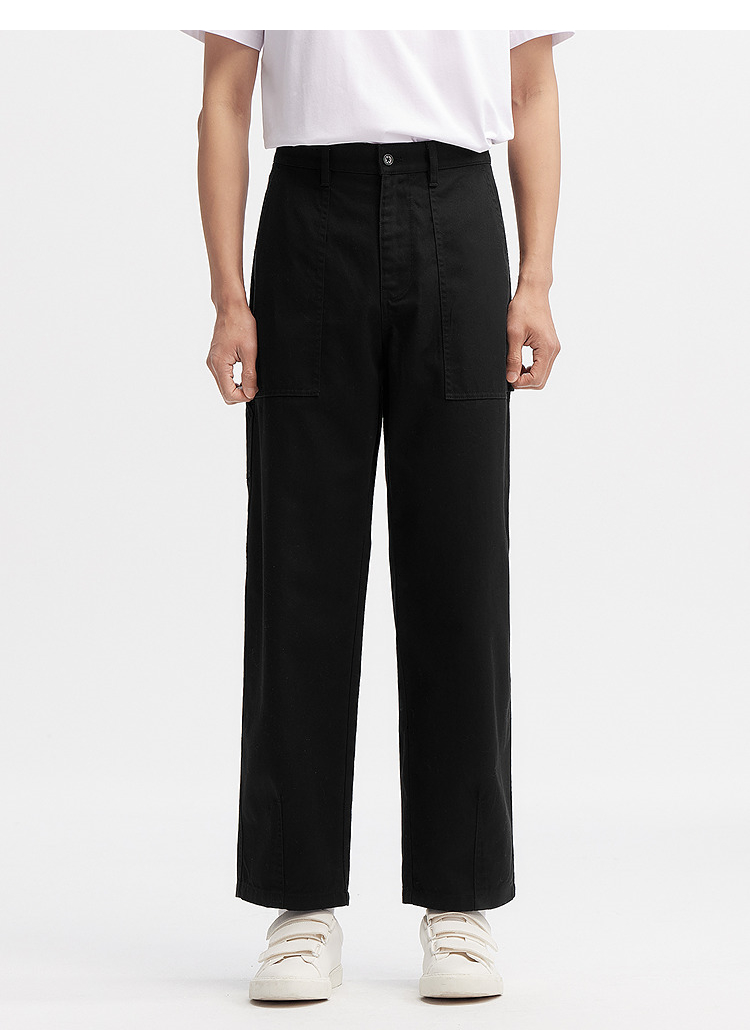 LOHEN】チノパン 36ブラック 新品未使用】lohenローヘン チノパン