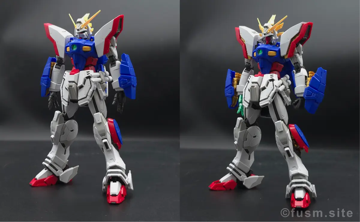 未組立2種類 RG シャイニングガンダム + ゴッドガンダム 未組立2種類